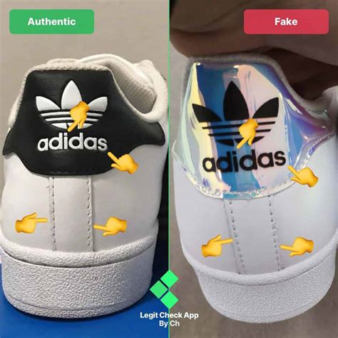 adidas real vs fake.